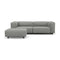 Soft Modular 2-Seater Sofa with Ottoman  option High: 25.5 in height