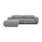 Soft Modular 2-Seater Sofa with Ottoman  option Low: 20.25 in height