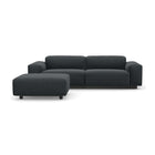 Soft Modular 2-Seater Sofa with Ottoman