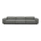 Soft Modular 3-Seater Sofa  option Savana Sierra Gray Melange