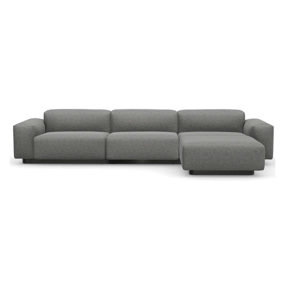 Soft Modular 3-Seater Sofa with Chaise Longue