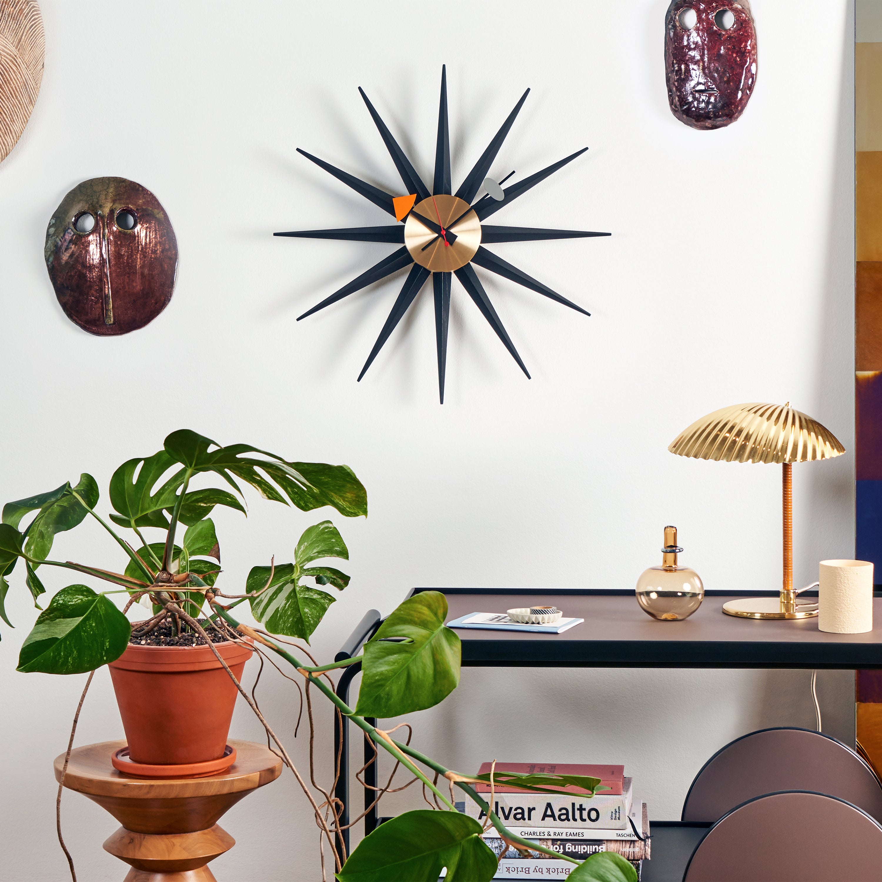 インテリア時計 Vitra / SUNBURST CLOCK Vitra Sunburst Wall Clock - 2Modern