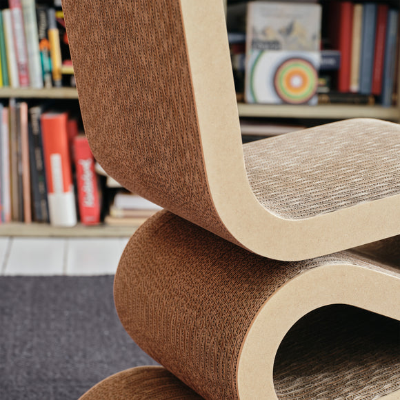Miniature Frank Gehry Wiggle Side Chair produced by Vitra