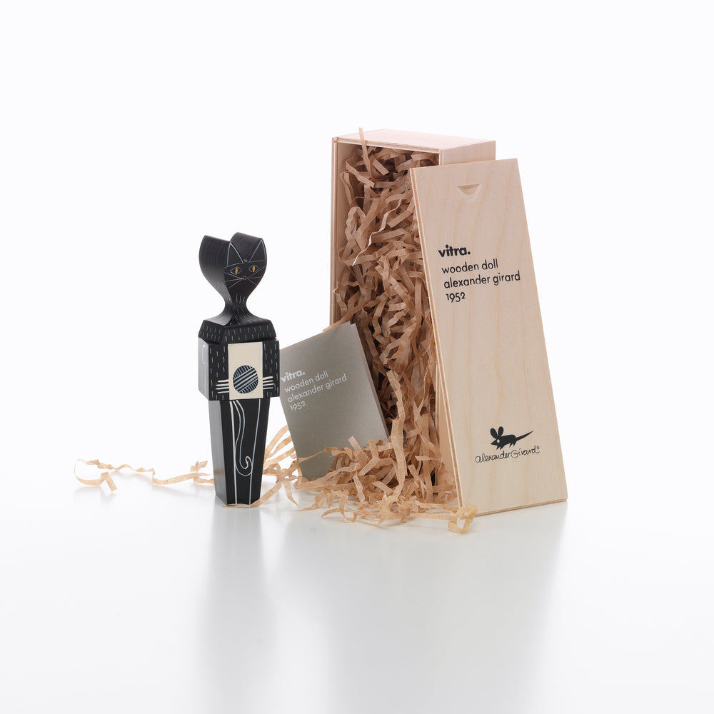 Wooden Doll Cat