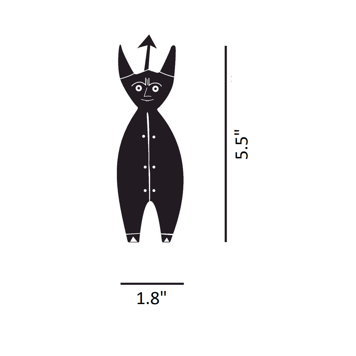 Vitra Wooden Doll Little Devil - 2Modern