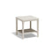 Africa Outdoor HPL Sun Lounger Table with Tray  option Ecru
