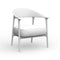 Africa Low Upholsetered Dining Armchair  option Portonovo 10150 / White