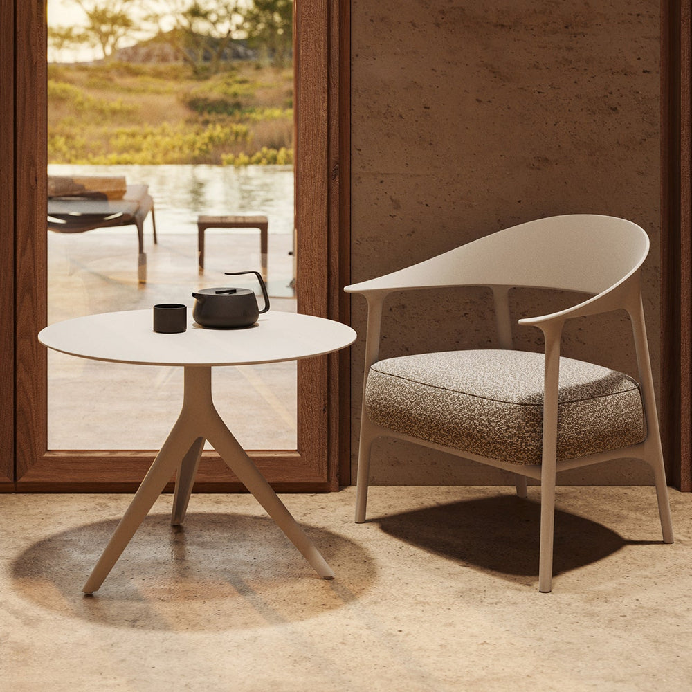 Africa Low Upholsetered Dining Armchair