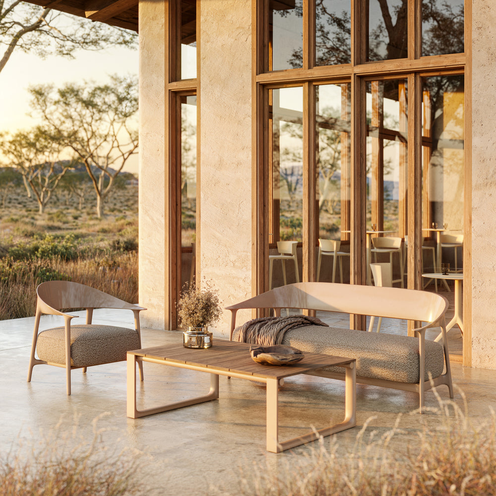 Africa Upholstered Outdoor Dining Armchair (Set of 2)