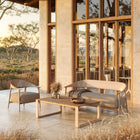 Africa Upholstered Outdoor Dining Armchair (Set of 2)