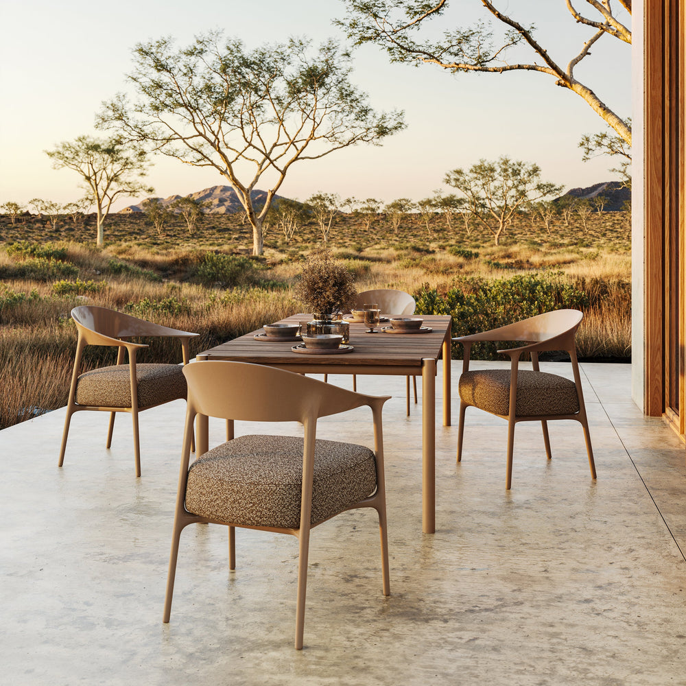 Africa Upholstered Outdoor Dining Armchair (Set of 2)
