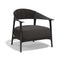 Africa Padded Outdoor Lounge Chair  option Portonovo Anthracite 10164 / Black