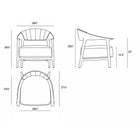 Africa Padded Outdoor Lounge Chair