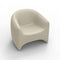 Blow Lounge Chair  option Ecru
