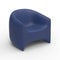 Blow Lounge Chair  option Notte Blue