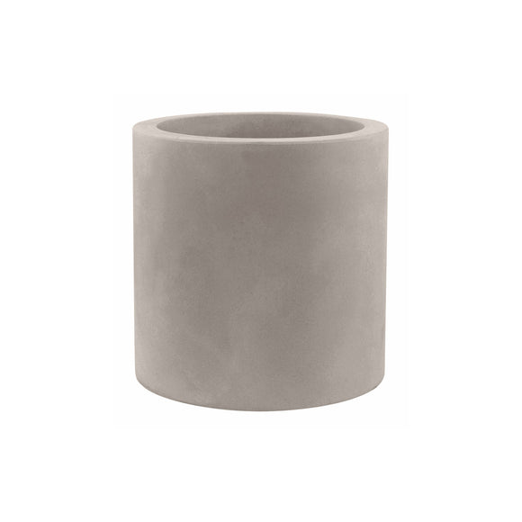 Basic  Taupe / Small Cylinder Planter OPEN BOX