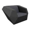 Faz Lounge Chair  option Anthracite / Silvertex Anthracite 1210