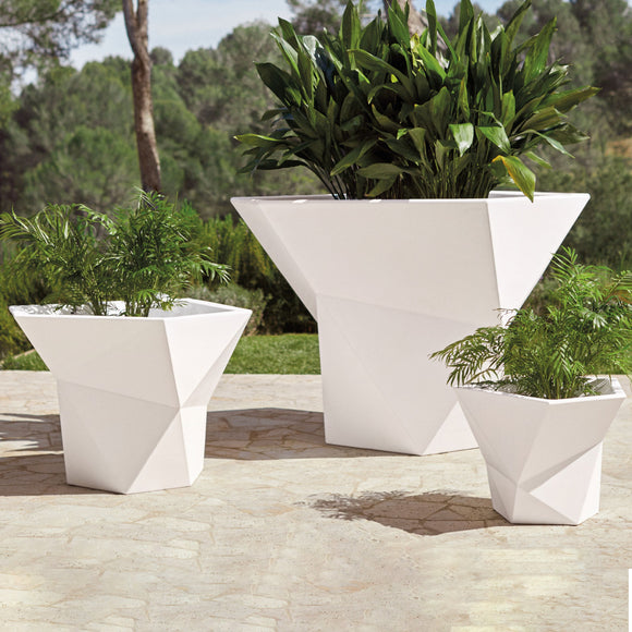 Faz Pot Planter Vondom Color: Ice Size: 19.68