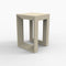 Frame Low Stool  option Basic Ecru