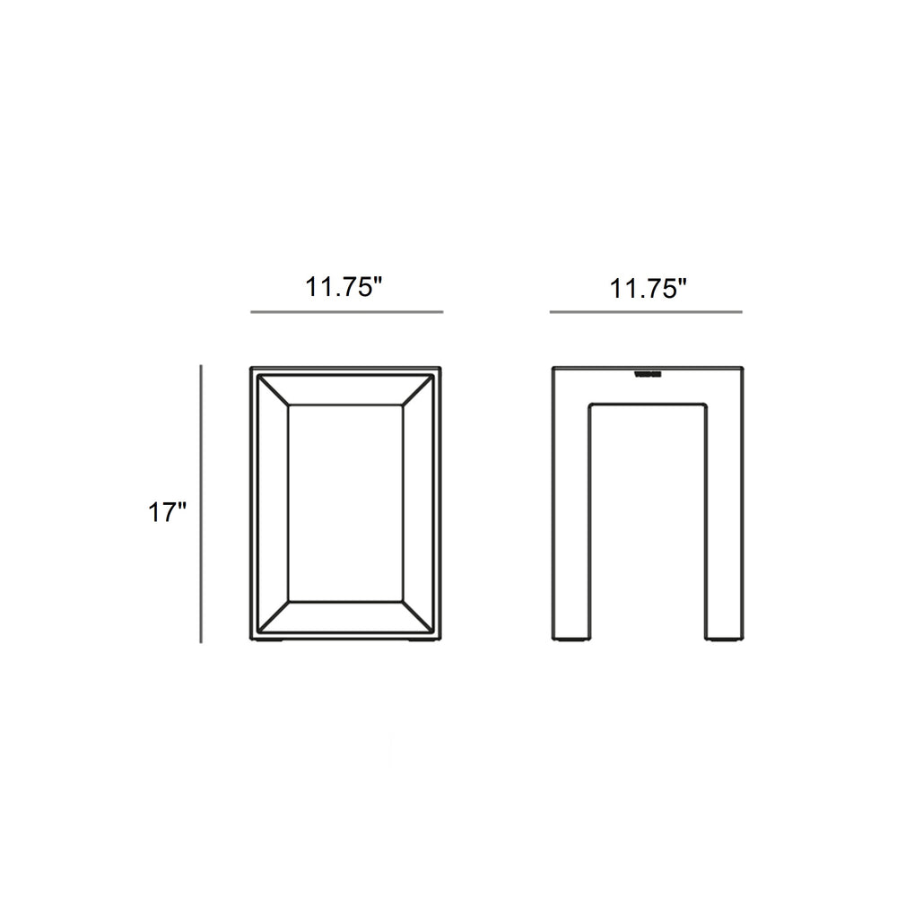 Frame Low Outdoor Stool