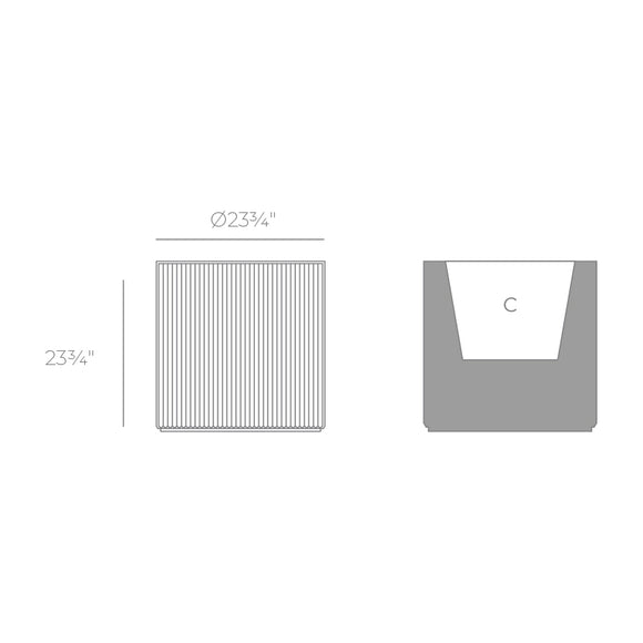 Gatsby Cylinder Planter