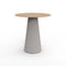Gatsby Outdoor Dining Table  option Ecru / Oak 2