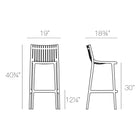 Ibiza Outdoor Bar and Counter Stool (Set of 4)