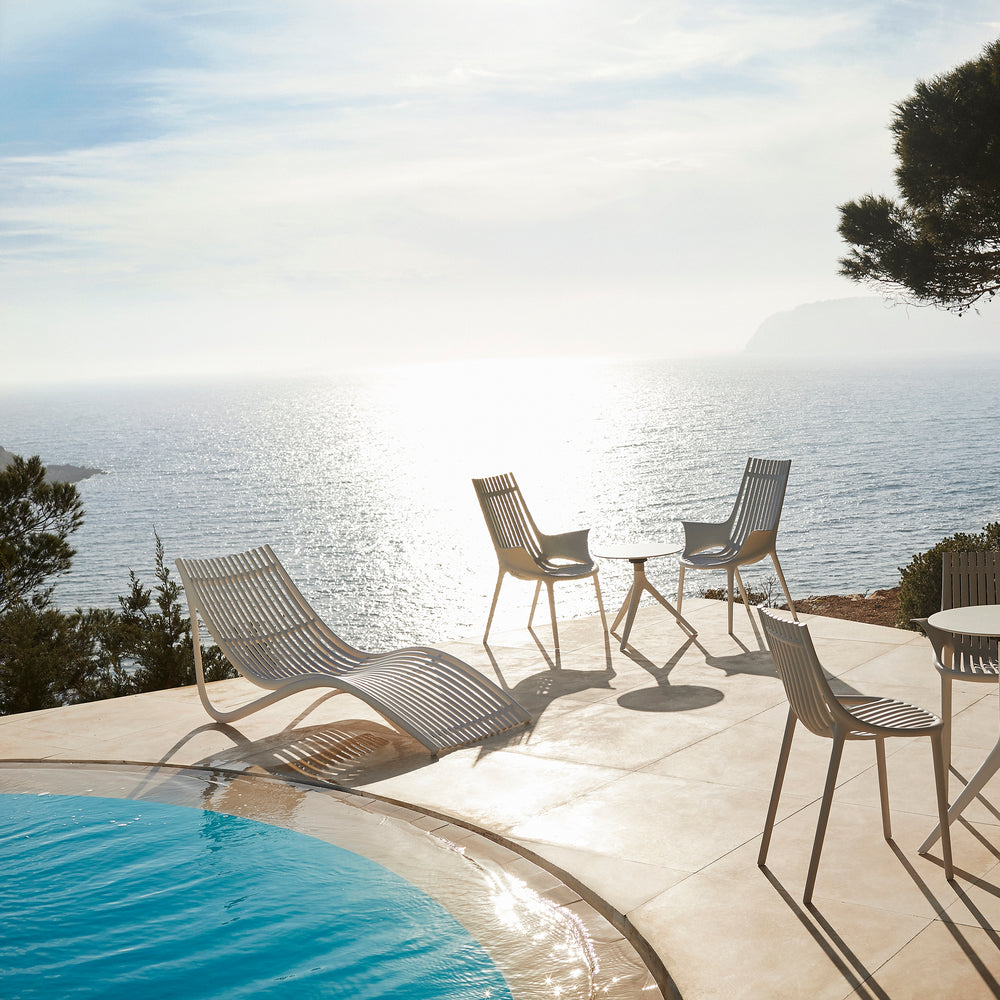 Ibiza White Chaise Set of 2