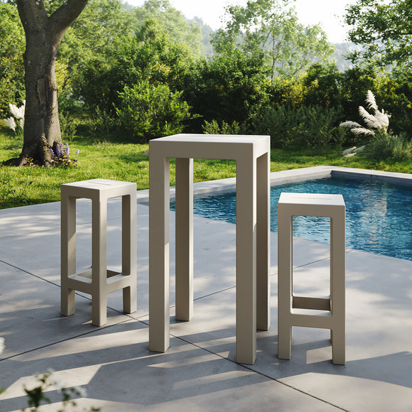 Jut Outdoor Bar Stool
