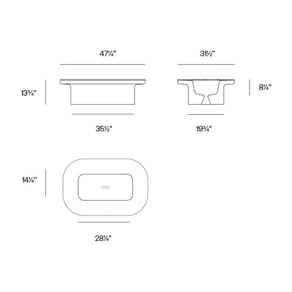 Luna Outdoor Coffee Table with Storage