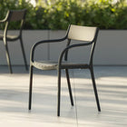 Madison Slats Outdoor Dining Armchair (Set of 4)