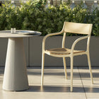 Madison Slats Outdoor Dining Armchair (Set of 4)