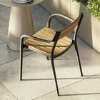 Madison Wood Outdoor Dining Armchair (Set of 4)