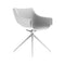 Manta Swivel Armchair (Set of 2)  option Basic White