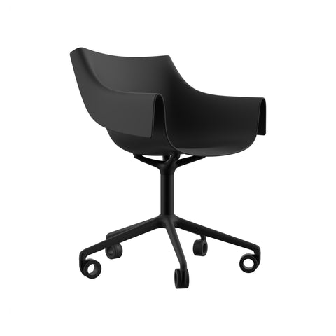 Manta Swivel Caster Armchair (Set of 2)