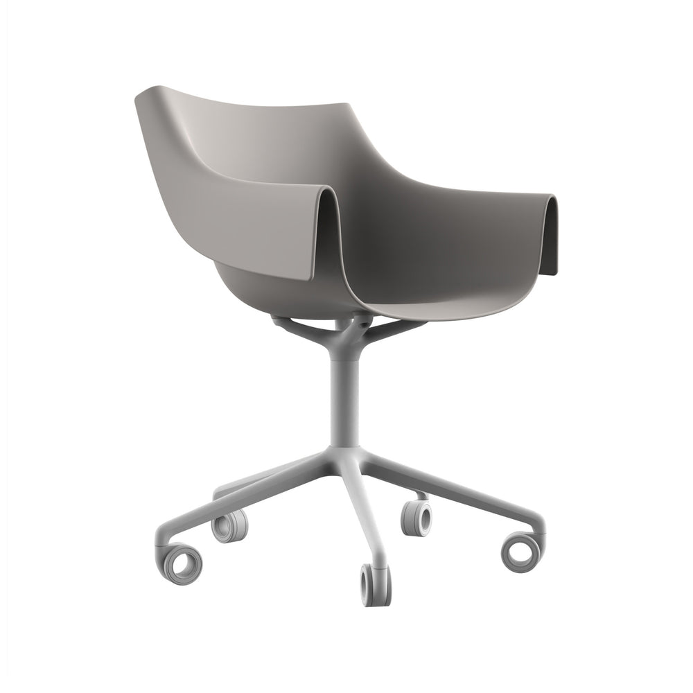 Manta Swivel Caster Armchair (Set of 2)