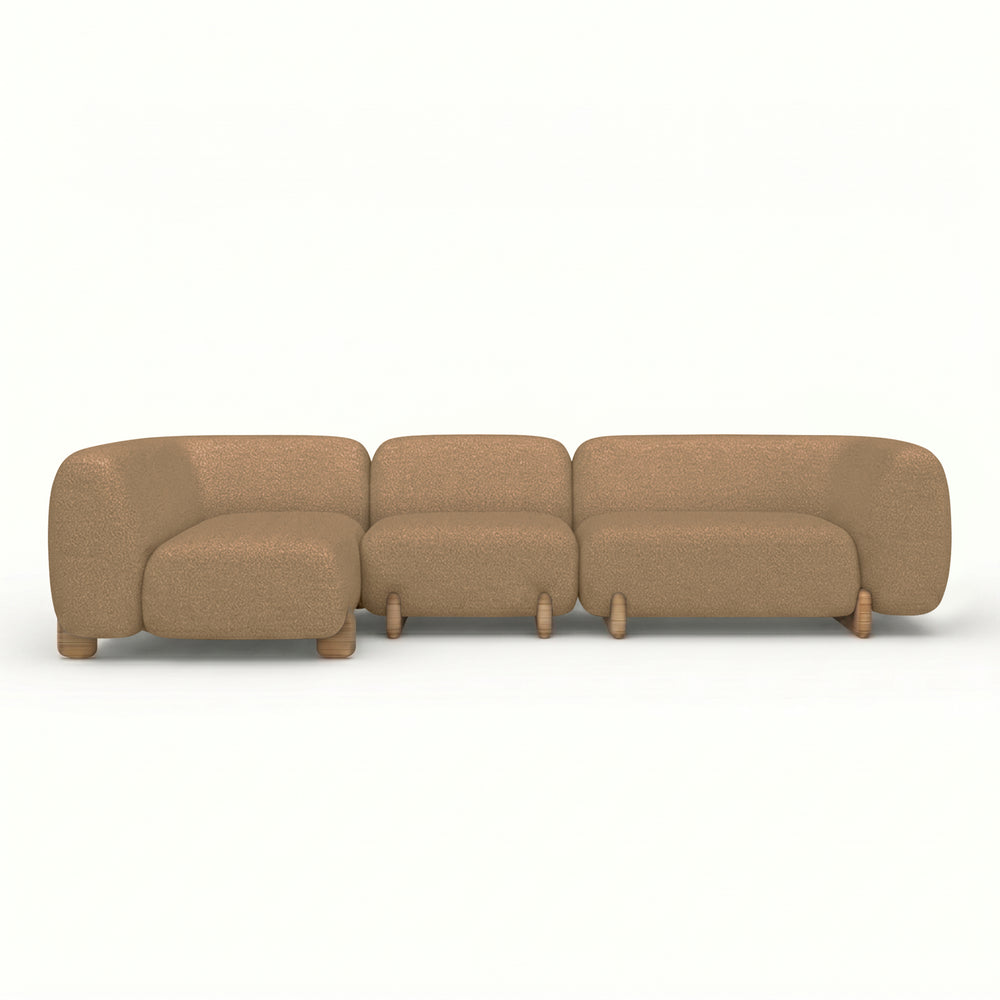 Milos 3-Piece Outdoor Sectional Sofa