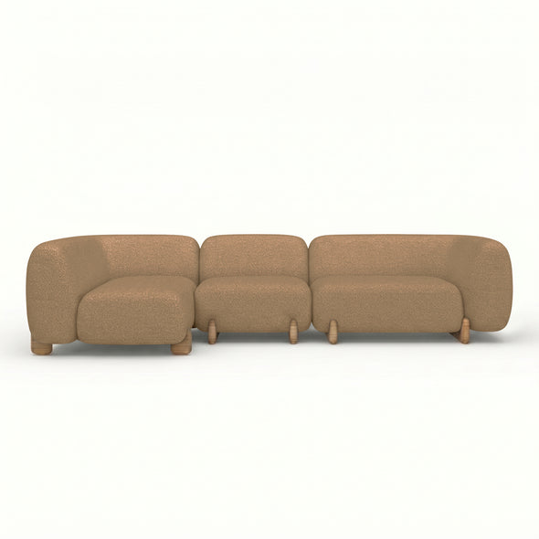 Milos 3-Piece Outdoor Sectional Sofa