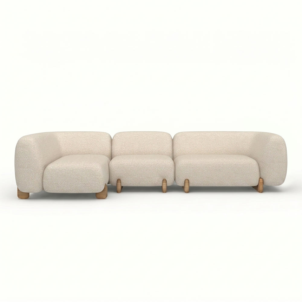 Milos 3-Piece Outdoor Sectional Sofa