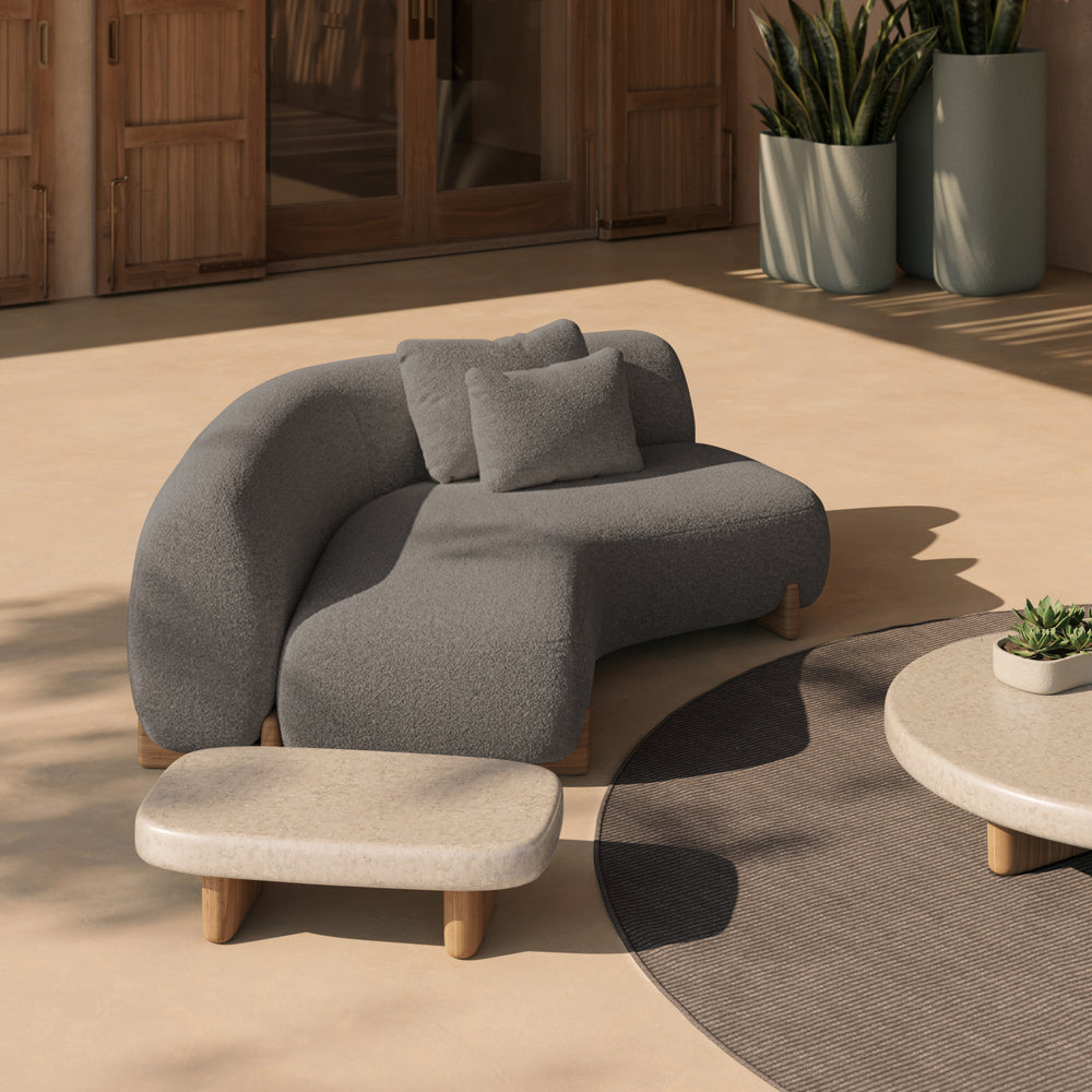 Milos 60-Degree Corner Outdoor Sectional Module