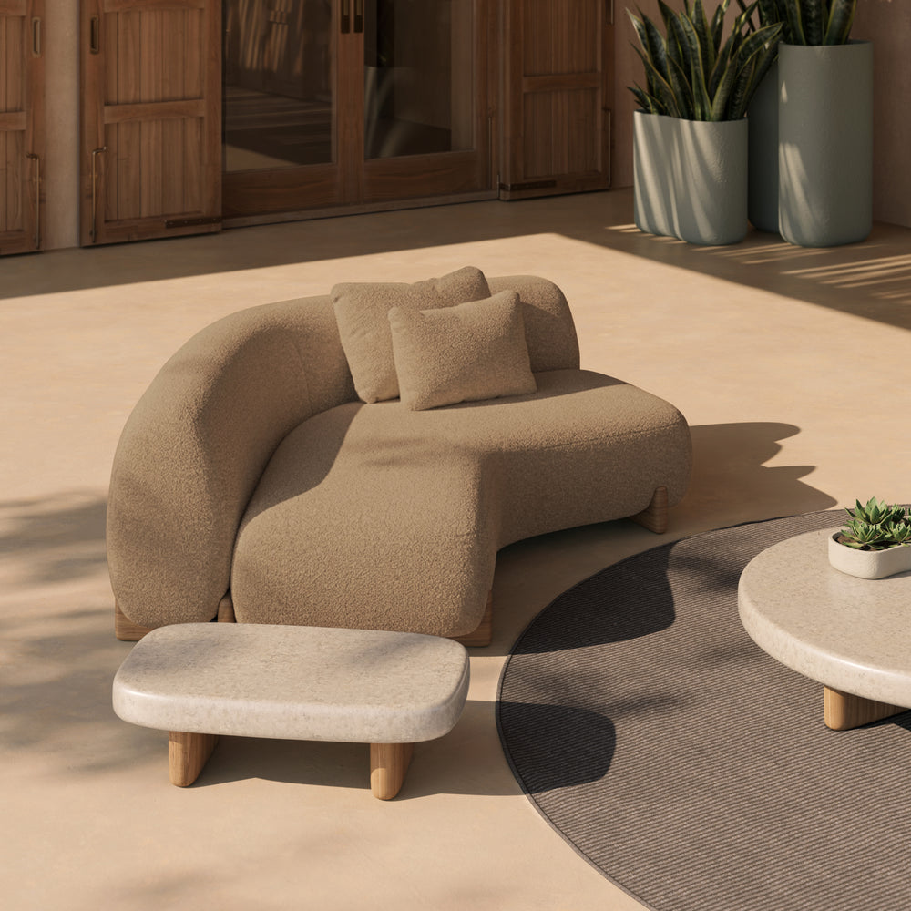 Milos 60-Degree Corner Outdoor Sectional Module