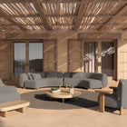 Milos 60-Degree Corner Outdoor Sectional Module