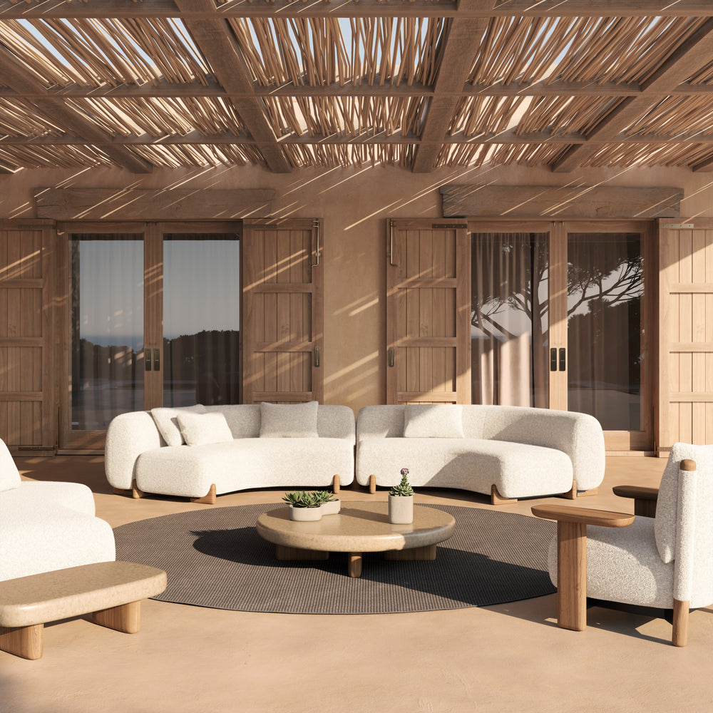 Milos 60-Degree Corner Outdoor Sectional Module
