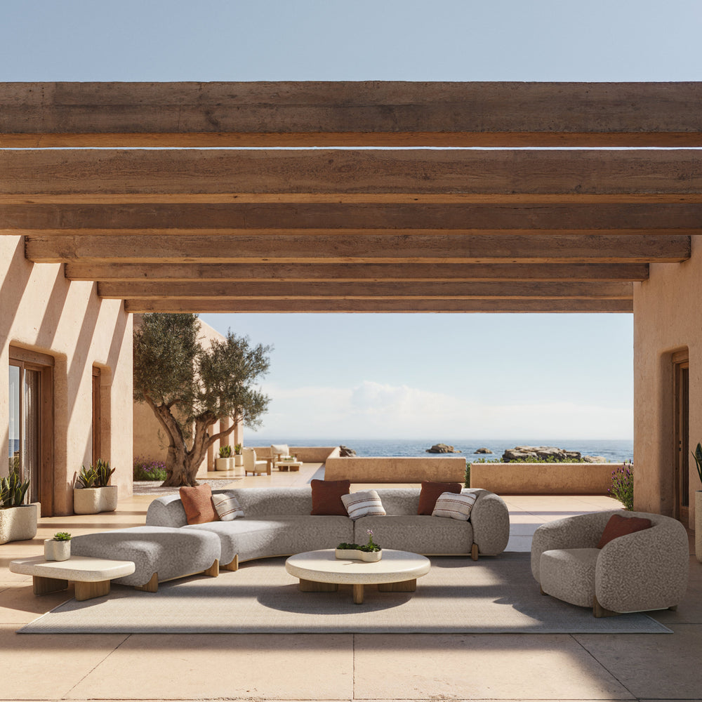 Milos 60-Degree Corner Outdoor Sectional Module
