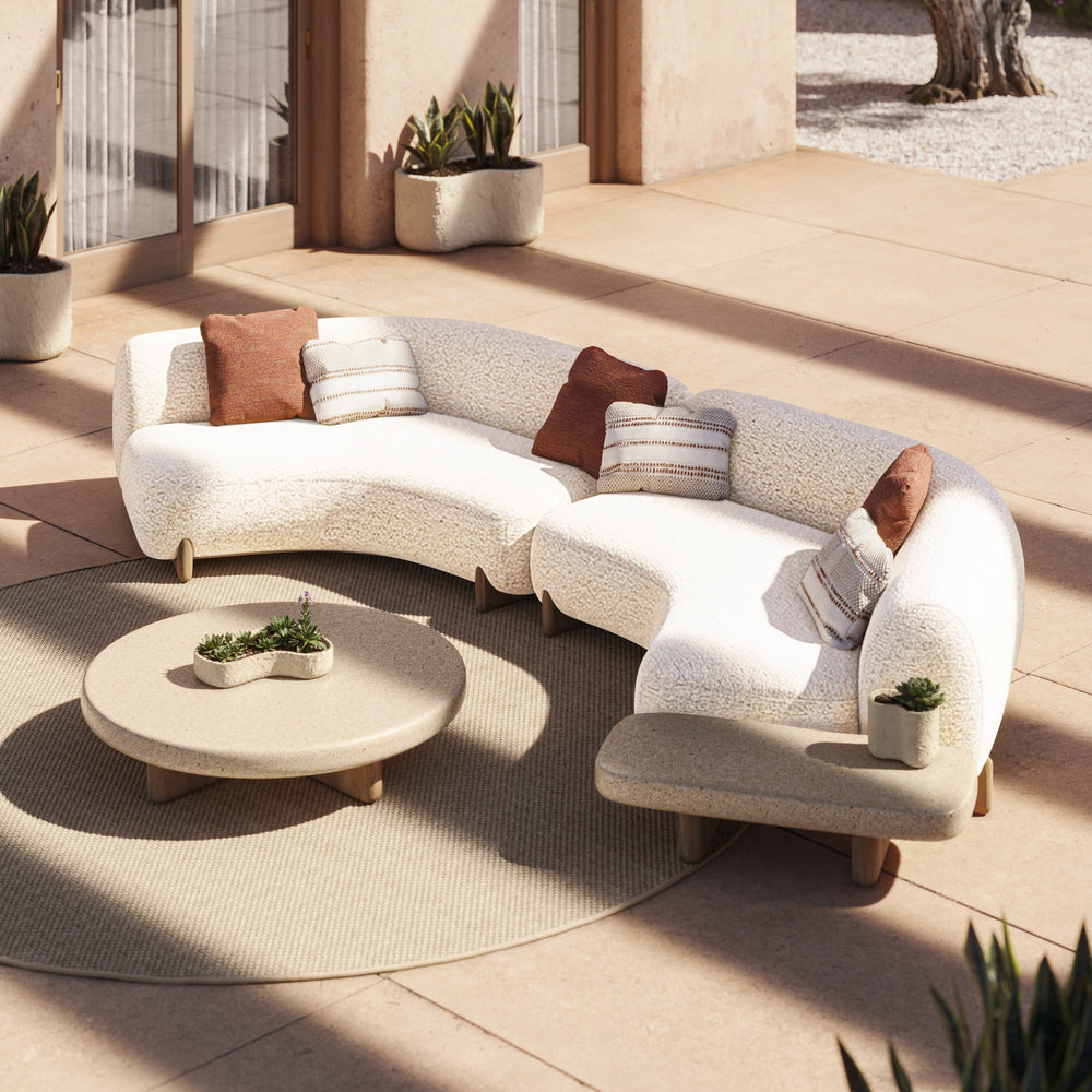 Milos 60-Degree Corner Outdoor Sectional Module
