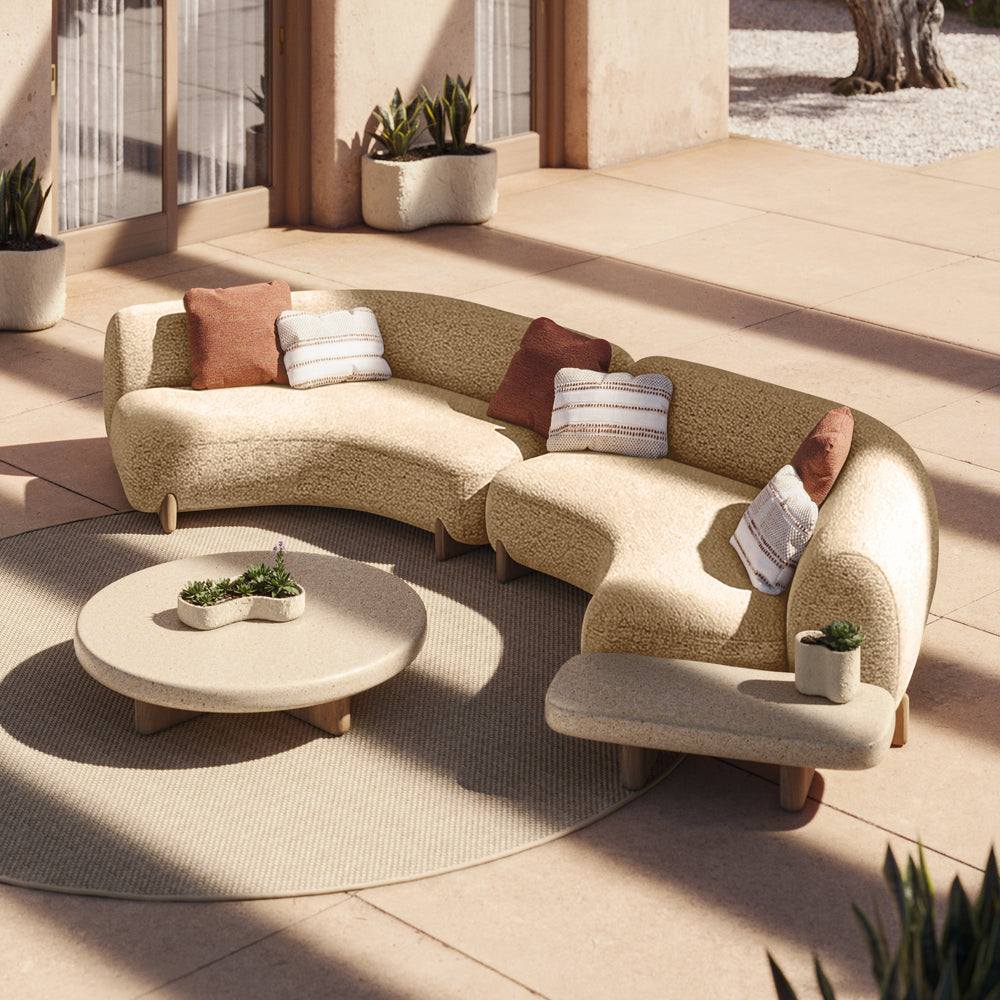 Milos 60-Degree Corner Outdoor Sectional Module