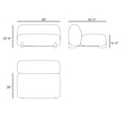 Milos Armless Outdoor Sectional Module