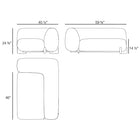 Milos Chaise Outdoor Sectional Module
