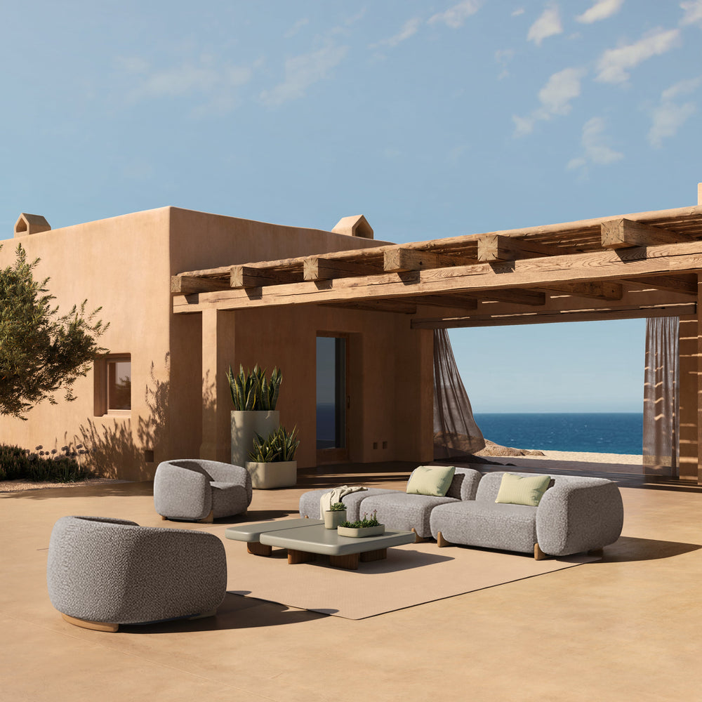 Milos Chaise Outdoor Sectional Module