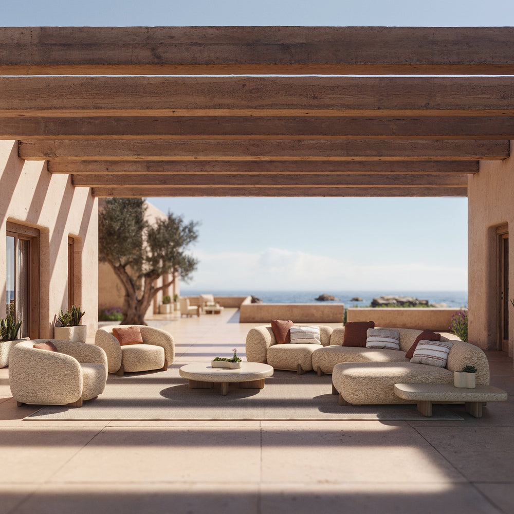 Milos Corner Outdoor Sectional Module